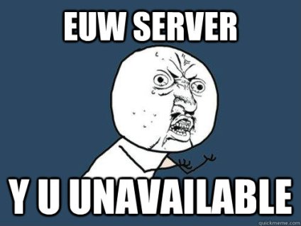 server unavailable